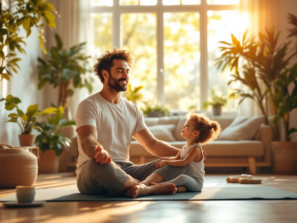 Title: "Mindfulness for Fathers: Practical Tips for Stress Relief and Connection with Your Kids"